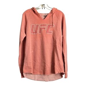 UFC Pink Hoodie Sweatshirt, SMALL